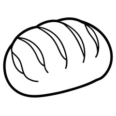 Traditional Loaf Linear Icon
