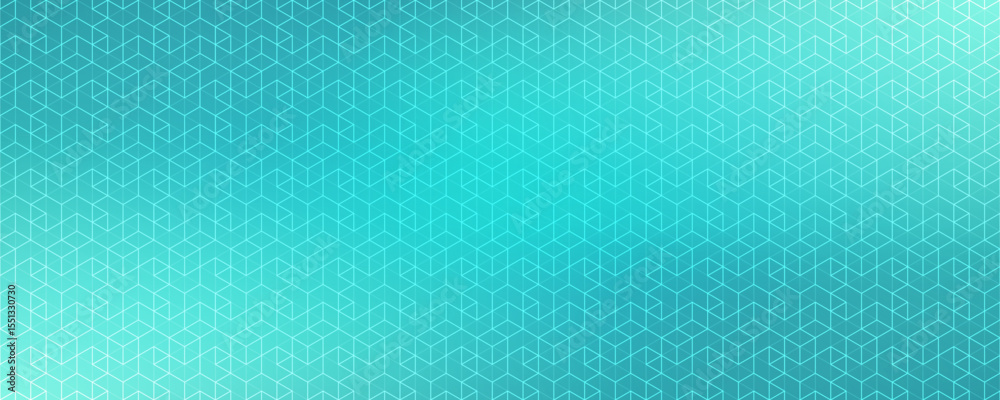 Poster Abstract vector background with a seamless pattern of simple geometric shapes. Stylish vector texture
