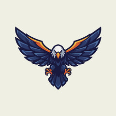 Majestic Eagle Soaring Through the Sky With Outstretched Wings of Power and Grace