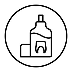 Mouthwash Vector Icons