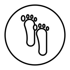 Footprint Vector Icons