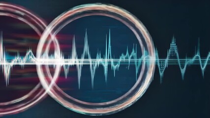 Looping hologram distortion with digital glitches, scanlines, and flickering effects, perfect for sci-fi themes, tech backgrounds, or futuristic UI and HUD designs.