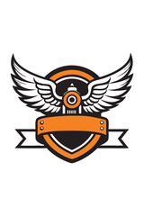 Obraz premium vector illustration of an eagle