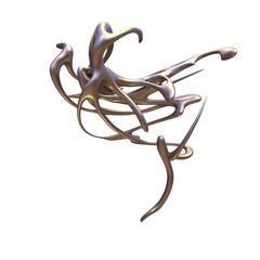 Abstarct y2k chromarthic