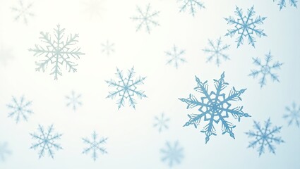 seamless pattern with snowflakes