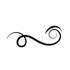 Vintage swirl illustration 