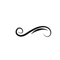 Obraz premium Vintage swirl illustration 