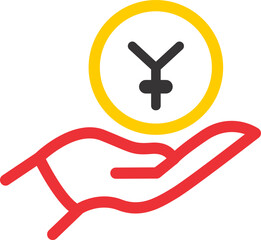 colourful business icon transparent vector 