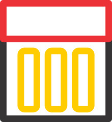 colourful business icon transparent vector 