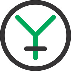 colourful business icon transparent vector 