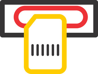 colourful business icon transparent vector 