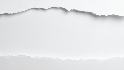 Torn White Paper Background