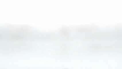 Obraz premium Cloud Low-lying fog sheet spreading uniformly in horizontal plane, isolated on a clean white background