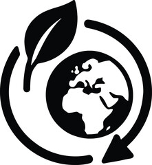 vector illustration of a green planet © MORIUM JANNAT