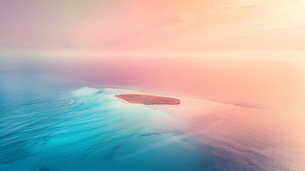  underwater view of a vibrant coral reef in the blue sea