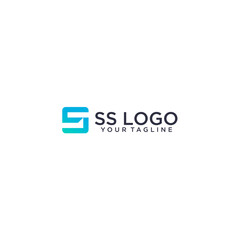 Elegant S and SS Letter Logo Design for Business and Company Branding

