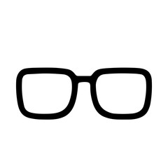 Fototapeta premium Simple Line Art Eyeglasses Spectacles Fashion Accessory Icon for Design Element