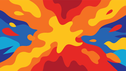 Fototapeta premium Abstract flowing colors vector graphic suitable for graphic design projects and various applications
