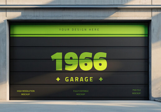Garage Door Mockup