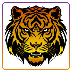 Tiger Face vector illustration