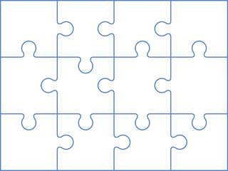 Free vector illustration of jigsaw puzzle icon