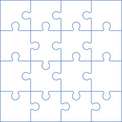Free vector illustration of jigsaw puzzle icon