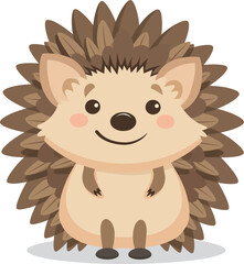 Cute Cartoon Hedgehog – Hedgehog Illustration for children