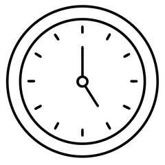 clock isolated on white