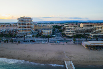 Gandia, miasto na wschodnim wybrzeżu Hiszpani leżące nad Morzem Śródziemnym. Piękne...