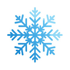 Snowflake vector material. Decoration. One point. Lead. Winter. Cold. 