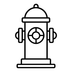 fire hydrant  icon line icon on white background vector
Vector icon urbanism on white background