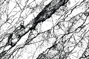 Abstract monochrome image showing a high contrast pattern of black and white shapes and lines grunge.