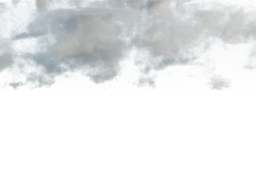 panoramic shot captures a hazy, overcast sky above a dark, silhouetted landscape.  The sky shows subtle variations in cloud density and a hint of muted color. The bottom of the image is a solid