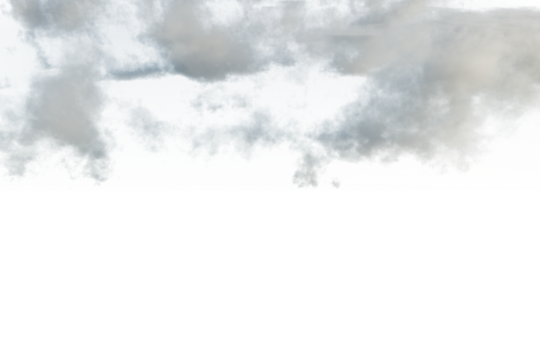 light-blue sky with thin, wispy clouds above a dark. Slight color variations suggest distant structures or features partially obscured by atmospheric conditions