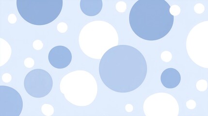 Circles of Blue and White