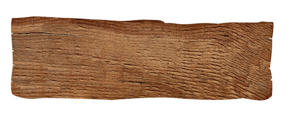 close up of a wooden sign background on white background