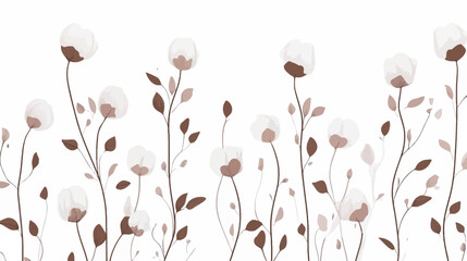 Cotton Plant Leaf Texture Background – Natural Botanical Surface Pattern