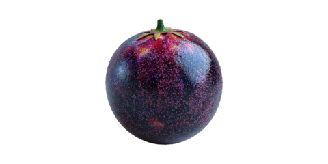 Galactic-Themed Eggplant. Cosmic Design And Creativity In Food Art Isolated On Transparent Background