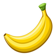 Minimalist Banana Bunch Icon for Smoothie and Juice Designs
