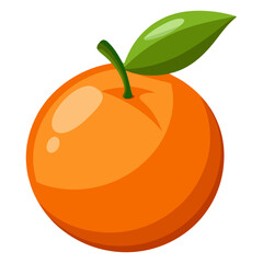 Simple Peeled Clementine Segment Illustration