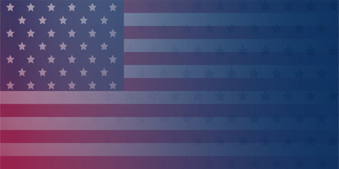 United States Independence Day Background  4th of July Celebration Banner