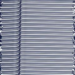 Striped horizontal art with vertical threshold or bend and noisy edges.