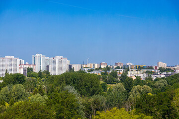 Obraz premium Blick über Berlin Marzahn.