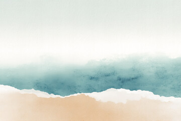 sand beach and sea watercolour abstract texture
