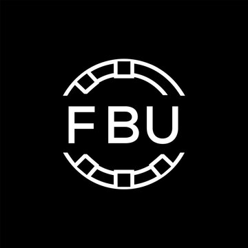 FBU &ldquo;Modern FVA Monogram Logo Design,  FBU Later Logo , Sleek Minimalist Letter mark in Circle, High-Contrast Branding Concept&rdquo;
