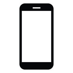Phone icon, mobile vector illustration. 