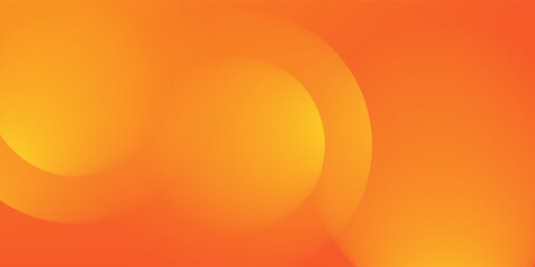 Minimal geometric background. Orange elements with fluid gradient. Dynamic shapes composition. Eps10 vector