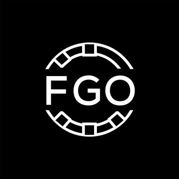 FGO &ldquo;Modern FVA Monogram Logo Design,  FGO Later Logo , Sleek Minimalist Letter mark in Circle, High-Contrast Branding Concept&rdquo;
