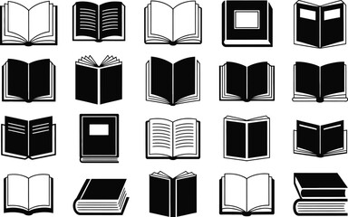 set of black icons