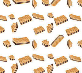 Chocolate Wafer Wafer Biscuit Stock 
